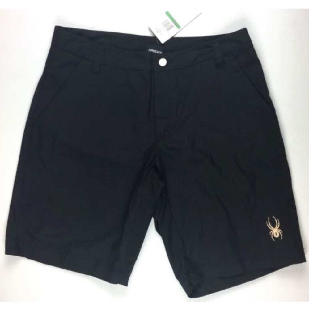 Spyder Shorts Large Ryder Woven Black 10" Inseam